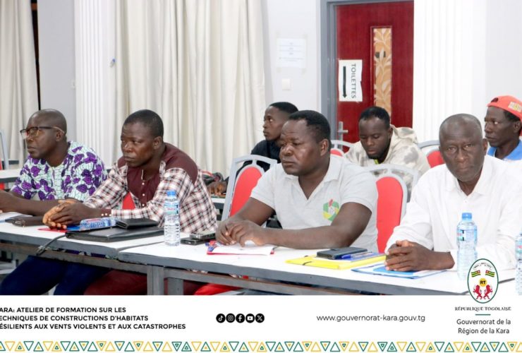 Kara : l’ANPC forme des artisans aux constructions résilientes